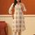 Women Ethnic Motifs Printed Regular Thread Work Pure Cotton Kurta with Trousers