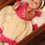 Pink and gold tissue  frock