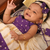 violet buttas frock
