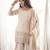Embroidered Roman Silk Straight Kurta Shalwar and Dupatta Set