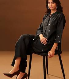 Women Ethnic Motifs Embroidered Regular Thread Work Kurta with Palazzos