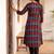 Women Ethnic Motifs Printed Pleated Thread Work Cotton Kurta with Trousers