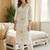 Women Floral Embroidered Regular Thread Work Kurta with Trousers