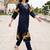 Women Ethnic Motifs Printed Regular Thread Work Kurta with Trousers