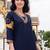 Women Ethnic Motifs Printed Regular Thread Work Kurta with Trousers