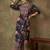 Women Floral Printed Regular Thread Work Pure Cotton Kurta with Trousers
