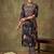 Women Floral Printed Regular Thread Work Pure Cotton Kurta with Trousers