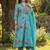 Women Floral Printed Regular Thread Work Pure Cotton Kurta with Trousers & With Dupatta