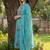 Women Floral Printed Regular Thread Work Pure Cotton Kurta with Trousers & With Dupatta