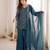 Embroidered Crunchy Silk Straight Kurta Pant and Dupatta Set