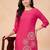 Women Ethnic Motifs Embroidered Regular Thread Work Kurta with Trousers