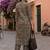 Women Ethnic Motifs Printed Regular Thread Work Pure Cotton Kurta with Trousers