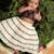 Striped kasavu lines top and skirt