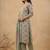 Women Floral Printed Regular Thread Work Kurta with Trousers & With Dupatta