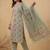 Women Floral Printed Regular Thread Work Kurta with Trousers & With Dupatta