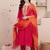 Women Ethnic Motifs Embroidered Thread Work Kurta with Trousers & With Dupatta