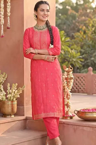 Women Ethnic Motifs Printed Regular Kurta with Trousers & With Dupatta