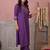 Women Ethnic Motifs Embroidered Regular Sequinned Kurta with Trousers