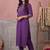 Women Ethnic Motifs Embroidered Regular Sequinned Kurta with Trousers