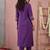 Women Ethnic Motifs Embroidered Regular Sequinned Kurta with Trousers