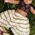 Striped kasavu lines top and skirt