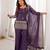 Embroidered Crunchy Silk Straight Kurta Pant and Dupatta Set