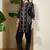 Women Ethnic Motifs Embroidered Regular Thread Work Kurta with Trousers