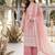 Light Pink Color Embroiery And Sequance Work Fuax Georgette Salwar Suit
