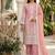 Light Pink Color Embroiery And Sequance Work Fuax Georgette Salwar Suit