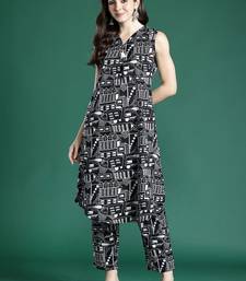 Women Printed Regular Pure Cotton Kurta with Trousers