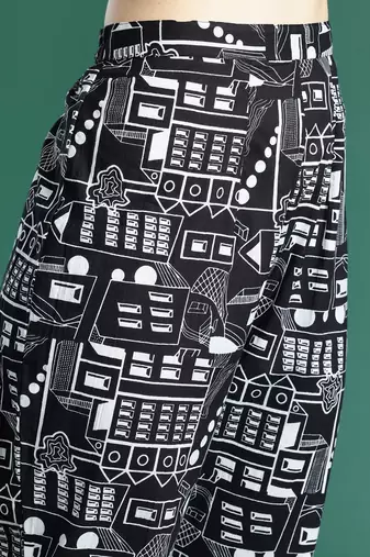 Women Printed Regular Pure Cotton Kurta with Trousers