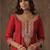 Women Ethnic Motifs Embroidered Regular Sequinned Liva Kurta with Trousers