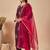 Women Ethnic Motifs Embroidered Regular Liva Kurta with Trousers & With Dupatta