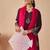 Women Ethnic Motifs Embroidered Regular Liva Kurta with Trousers & With Dupatta