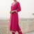 Women Ethnic Motifs Regular Thread Work Kurta with Trousers