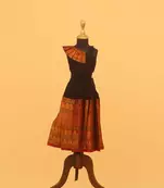 black narayanipattu skirt and top