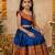 blue narayanipattu skirt and top