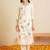 Women Floral Embroidered Regular Thread Work Kurta with Trousers & With Dupatta