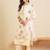 Women Floral Embroidered Regular Thread Work Kurta with Trousers & With Dupatta
