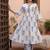 Women Floral Printed Empire Thread Work Pure Cotton Kurta with Palazzos