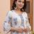 Women Floral Printed Empire Thread Work Pure Cotton Kurta with Palazzos