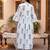 Women Floral Printed Empire Thread Work Pure Cotton Kurta with Palazzos