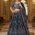 Digital Floral Print Faux Georget Multi Sequnce Work Lehenga Choli With Unstitched Blouse and Stitched Dupatta