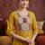 Women Ethnic Motifs Yoke Design Regular Thread Work Kurta with Trousers & With Dupatta