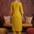 Women Ethnic Motifs Yoke Design Regular Thread Work Kurta with Trousers & With Dupatta