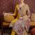 Women Ethnic Motifs Yoke Design Regular Thread Work Kurta with Trousers & With Dupatta