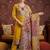 Women Ethnic Motifs Yoke Design Regular Thread Work Kurta with Trousers & With Dupatta