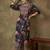 Women Floral Printed Regular Thread Work Pure Cotton Kurta with Trousers