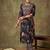 Women Floral Printed Regular Thread Work Pure Cotton Kurta with Trousers