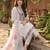 Women Floral Embroidered Regular Thread Work Kurta with Trousers & With Dupatta